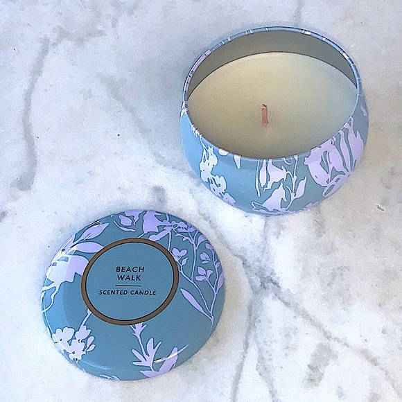 SUSAN JACOBS NEW YORK CANDLE “BEACK WALK” NEW 1 WICK METAL TIN 3.3… - Picture 3 of 4